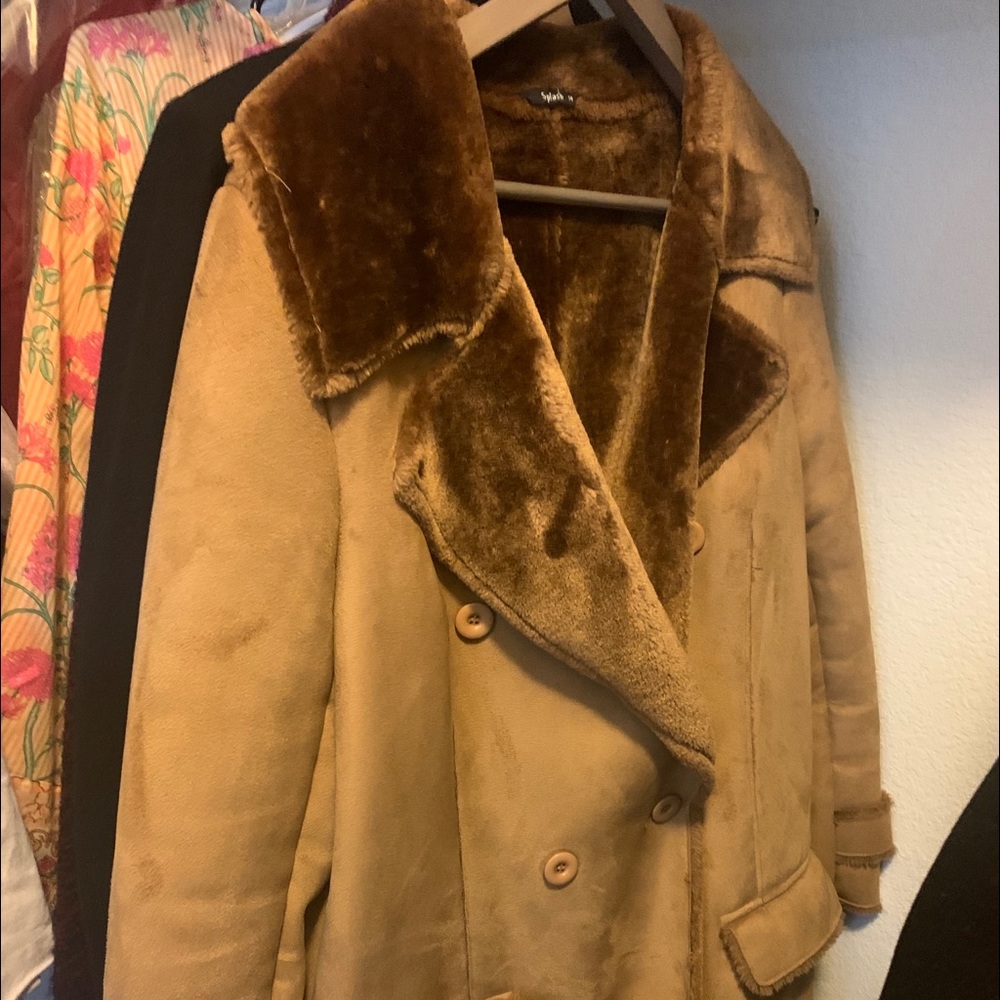 Shearling Caramel Coat